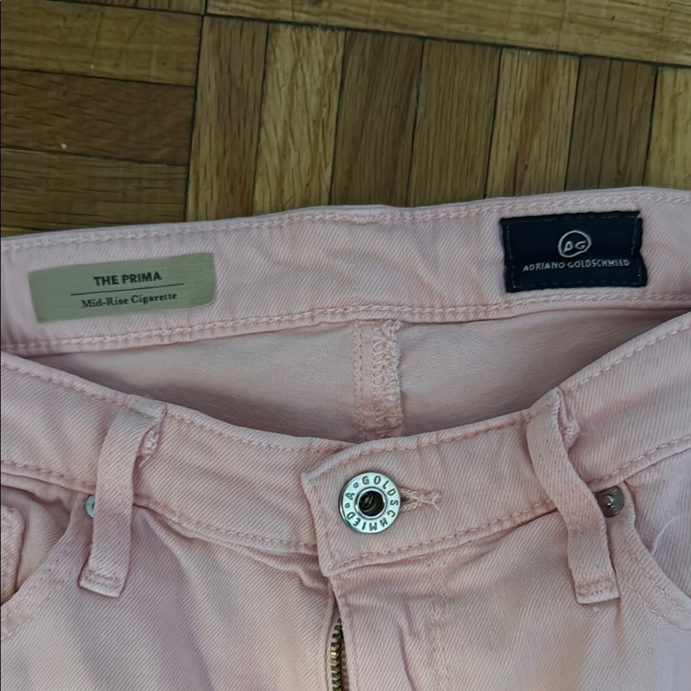 AG Adriano Goldschmied Women's Pink Jeans